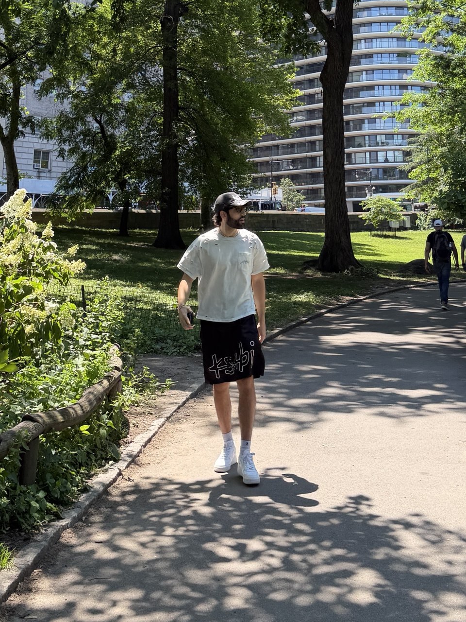 Akam Hamak on a walk